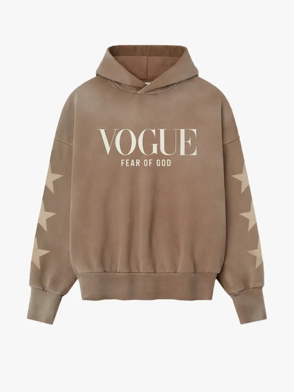 Fear of God x Vogue Neighborhood Hoodie XL Taupe Hollywood Stars